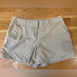 J. Crew Classic Chino Shorts Size 8 GUC